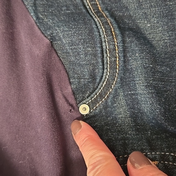 Levi Boyfriend Maternity Jeans Size Medium - Picture 6 of 6